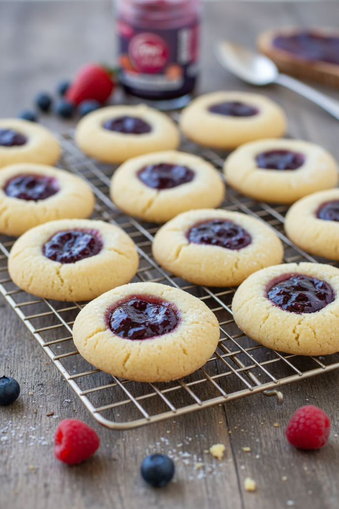 Jam Thumbprint Cookies