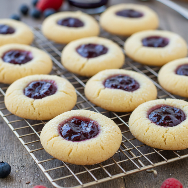 Jam Thumbprint Cookies