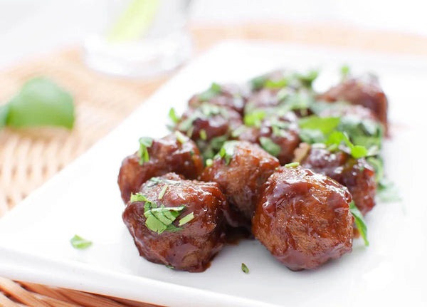 Jammy Glazed Meatballs