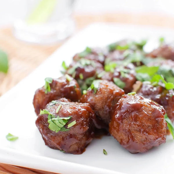 Jammy Glazed Meatballs